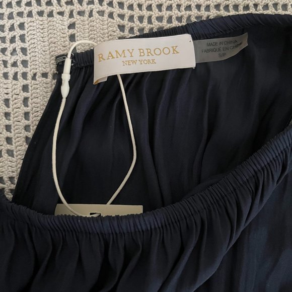 NEW with tags Ramy Brook Lauren Sleeveless Top Navy women’s small rare - Picture 13 of 16